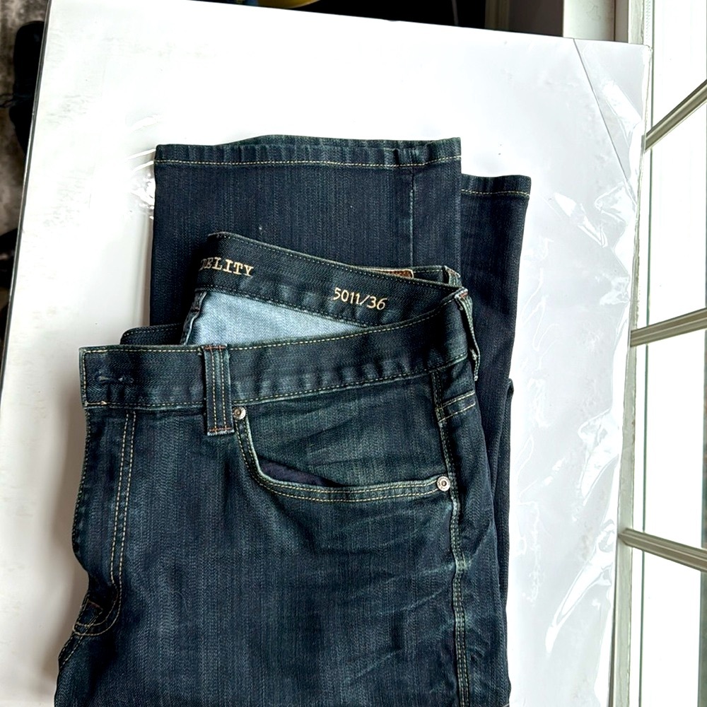 Fidelity denim. 5011/36 men’s jeans 34inseam